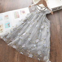 Load image into Gallery viewer, Bear Leader Girls Dresses New Children's Clothing Girls Sweet Flower Embroidery Bow Dress Summer Princess Dress Vestidos Costume