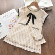 Load image into Gallery viewer, Bear Leader Girls Dresses New Children's Clothing Girls Sweet Flower Embroidery Bow Dress Summer Princess Dress Vestidos Costume