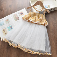 Load image into Gallery viewer, Bear Leader Girls Dresses New Children's Clothing Girls Sweet Flower Embroidery Bow Dress Summer Princess Dress Vestidos Costume