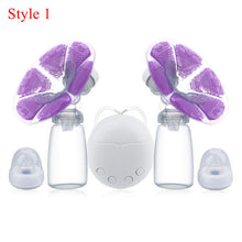 Load image into Gallery viewer, Bilateral Electric Breast Pumps With Milk Bottle USB Cable PP BPA free Powerful Intelligent Baby Breast Feeding Milk Suckers
