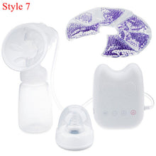 Load image into Gallery viewer, Bilateral Electric Breast Pumps With Milk Bottle USB Cable PP BPA free Powerful Intelligent Baby Breast Feeding Milk Suckers
