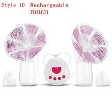 Load image into Gallery viewer, Bilateral Electric Breast Pumps With Milk Bottle USB Cable PP BPA free Powerful Intelligent Baby Breast Feeding Milk Suckers
