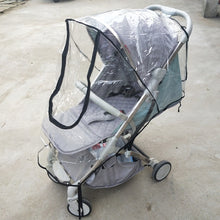 Load image into Gallery viewer, Universal Baby Stroller Rain Cover Cart Windproof Cover  Baby Cart Umbrella Car Rain Cover Warm Cover Children's Car Rain Coat
