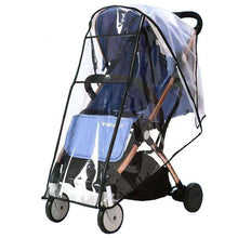 Load image into Gallery viewer, Universal Baby Stroller Rain Cover Cart Windproof Cover  Baby Cart Umbrella Car Rain Cover Warm Cover Children's Car Rain Coat
