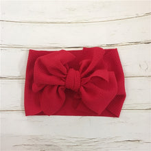 Load image into Gallery viewer, Baby Accessories Infant Baby Girl Cute Soft Bow Headband Newborn Solid Headwear Headdress Nylon Elastic Hair Band Gifts Props
