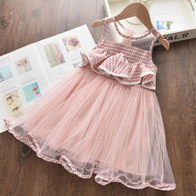 Load image into Gallery viewer, Bear Leader Girls Dresses New Children's Clothing Girls Sweet Flower Embroidery Bow Dress Summer Princess Dress Vestidos Costume
